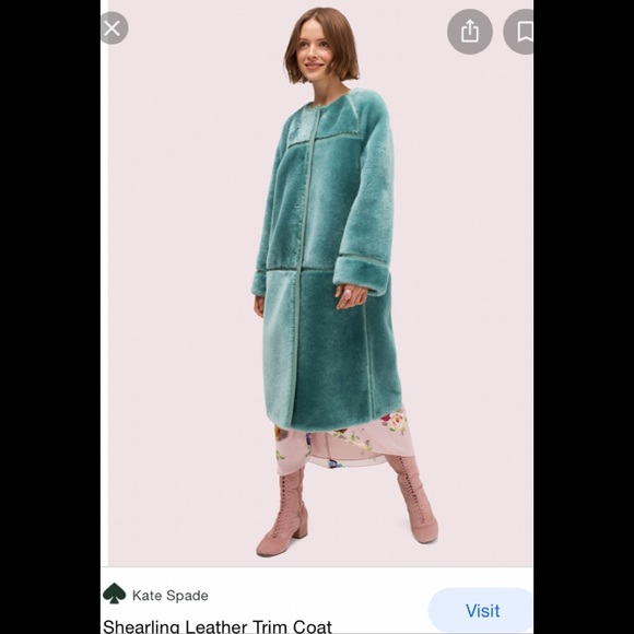 kate spade Jackets & Blazers - SEEKING kate spade shearling coat as pictured